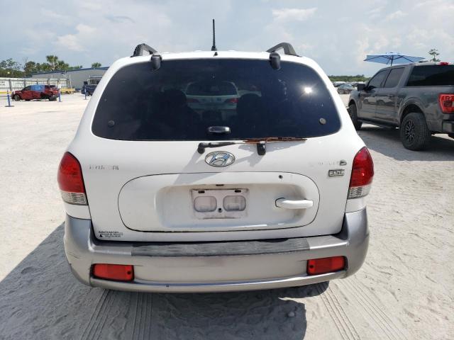 KM8SC13EX5U984525 - 2005 HYUNDAI SANTA FE GLS WHITE photo 6