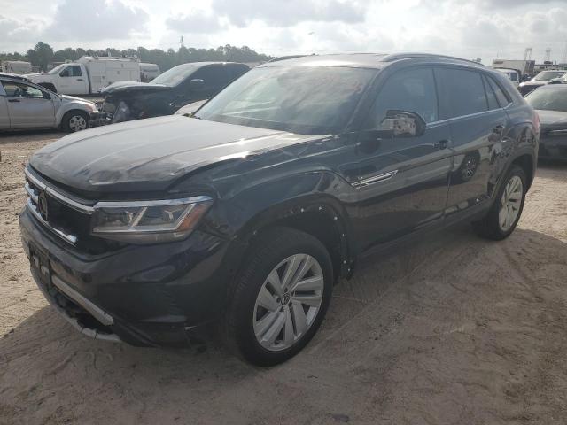 1V21E2CA5LC227627 - 2020 VOLKSWAGEN ATLAS CROS SE შავი ფოტო 1