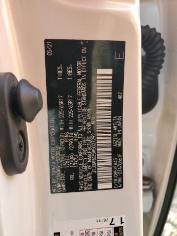 JTJDARDZ5M5027292 - 2021 LEXUS NX 300 BASE 白色 照片 13