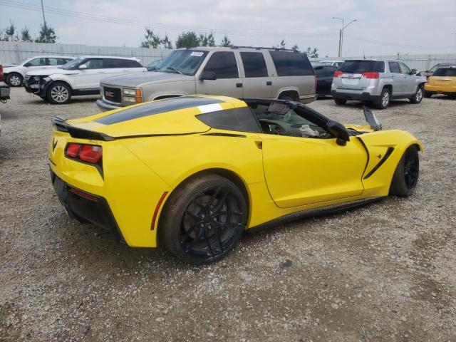 1G1YE2D76G5119555 - 2016 CHEVROLET CORVETTE STINGRAY 3LT YELLOW photo 3