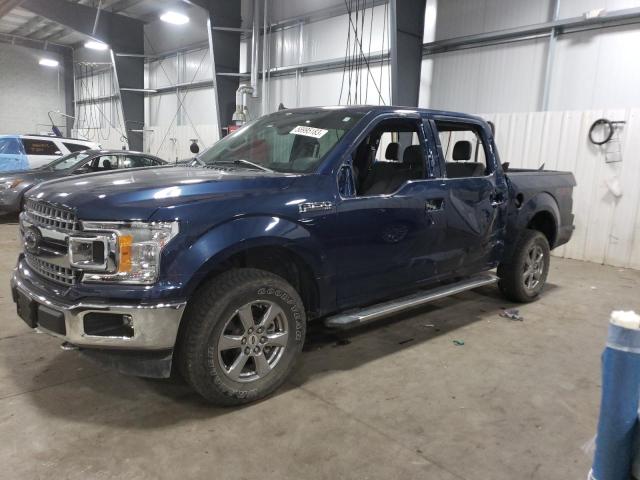 1FTEW1E52LKE71218 - 2020 FORD F150 SUPERCREW BLUE photo 1