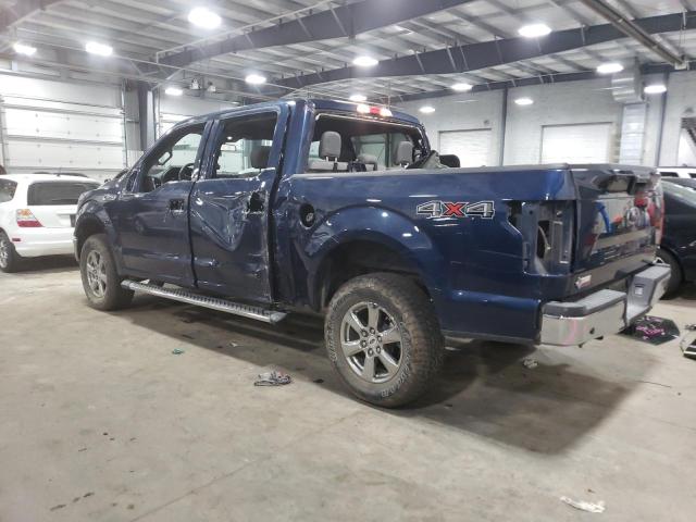 1FTEW1E52LKE71218 - 2020 FORD F150 SUPERCREW BLUE photo 2