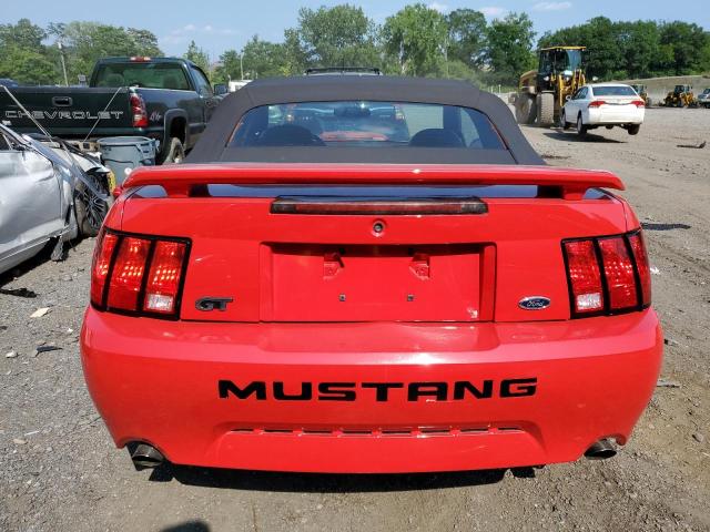 1FAFP45X54F180491 - 2004 FORD MUSTANG GT RED photo 6