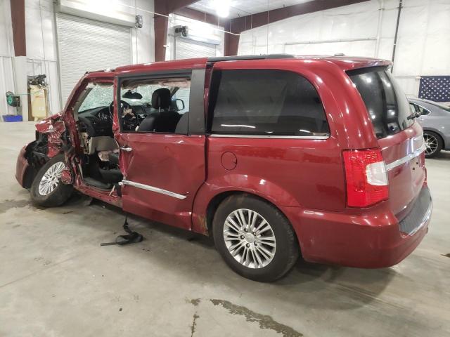 2C4RC1CG0DR615897 - 2013 CHRYSLER TOWN & COU TOURING L MAROON photo 2