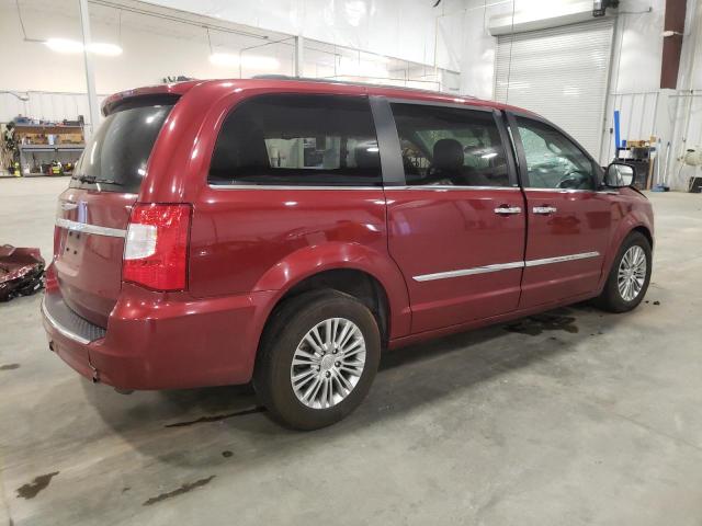 2C4RC1CG0DR615897 - 2013 CHRYSLER TOWN & COU TOURING L MAROON photo 3