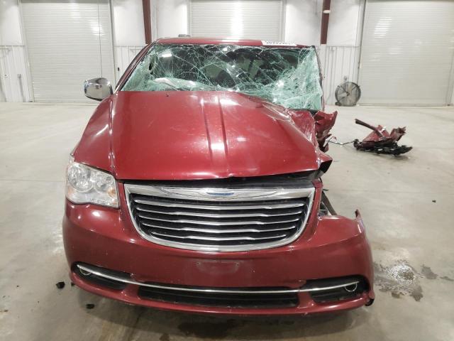 2C4RC1CG0DR615897 - 2013 CHRYSLER TOWN & COU TOURING L MAROON photo 5