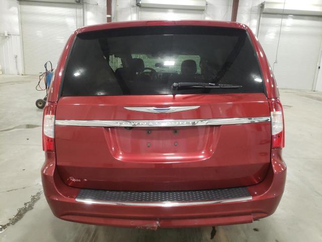 2C4RC1CG0DR615897 - 2013 CHRYSLER TOWN & COU TOURING L MAROON photo 6