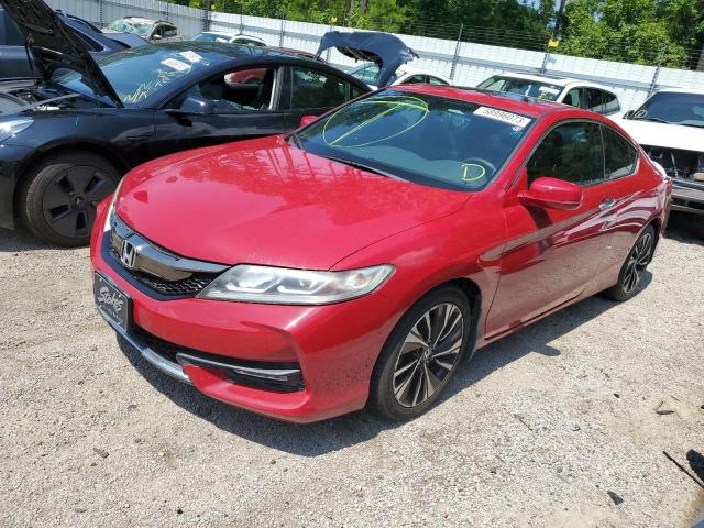 1HGCT1B81GA010863 - 2016 HONDA ACCORD EXL RED photo 1