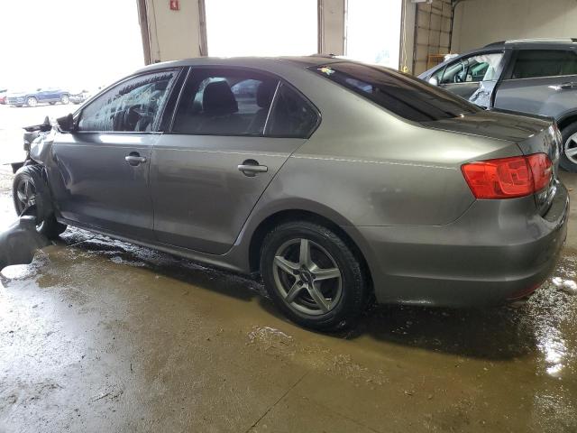 3VW2K7AJ3EM333815 - 2014 VOLKSWAGEN JETTA BASE Մոխրագույն լուսանկար 2