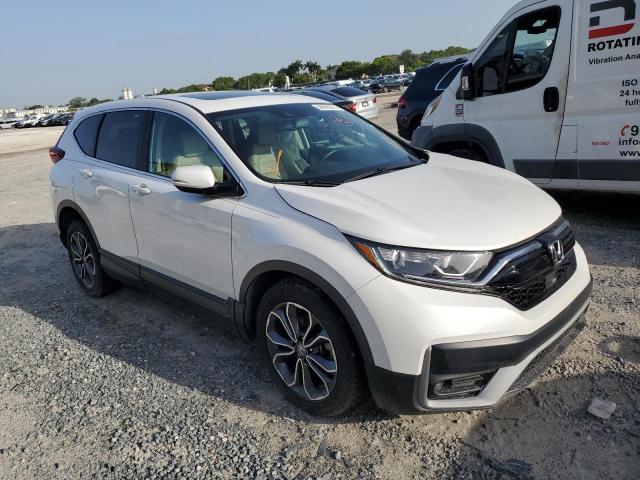 5J6RW1H80MA010656 - 2021 HONDA CR-V EXL WHITE photo 4