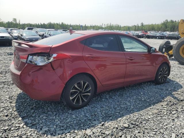 5NPDH4AE7DH343165 - 2013 HYUNDAI ELANTRA GLS RED photo 3