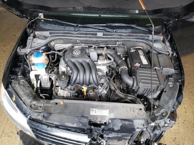 3VW2K7AJXCM335106 - 2012 VOLKSWAGEN JETTA BASE 黑色 照片 11