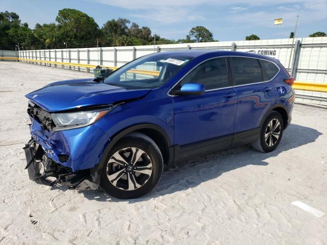 7FARW1H7XME015677 - 2021 HONDA CR-V SE BLUE photo 1