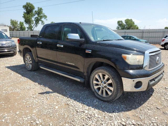 5TFFY5F17BX100736 - 2011 TOYOTA TUNDRA CREWMAX LIMITED BLACK photo 4