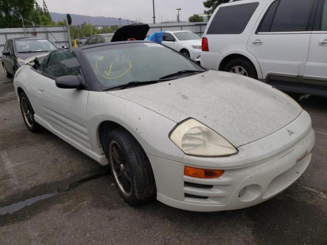 4A3AE75H53E121785 - 2003 MITSUBISHI ECLIPSE SPYDER GTS WHITE photo 1