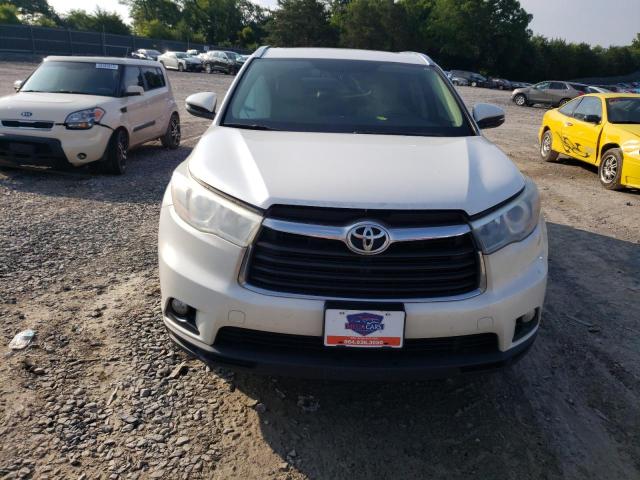 5TDKKRFH2GS152082 - 2016 TOYOTA HIGHLANDER XLE WHITE photo 5
