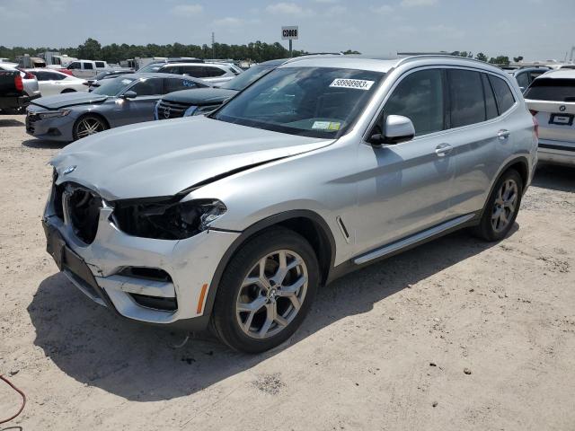 5UXTY5C05M9E70932 - 2021 BMW X3 XDRIVE30I WHITE photo 1