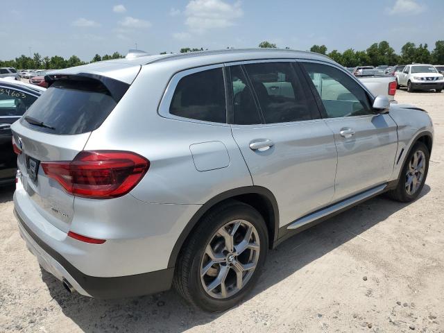 5UXTY5C05M9E70932 - 2021 BMW X3 XDRIVE30I WHITE photo 3