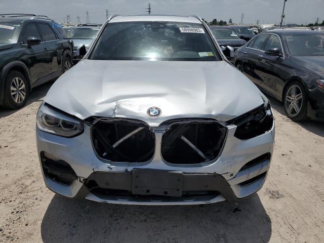 5UXTY5C05M9E70932 - 2021 BMW X3 XDRIVE30I WHITE photo 5