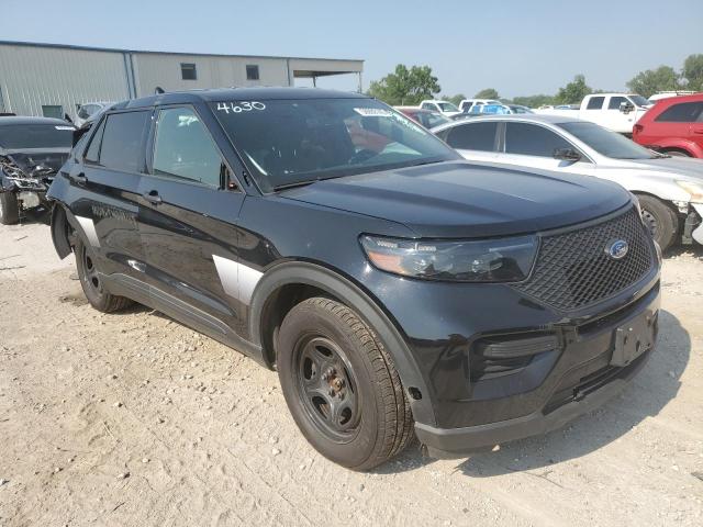 1FM5K8AB0MGA46838 - 2021 FORD EXPLORER POLICE INTERCEPTOR Negro foto 4
