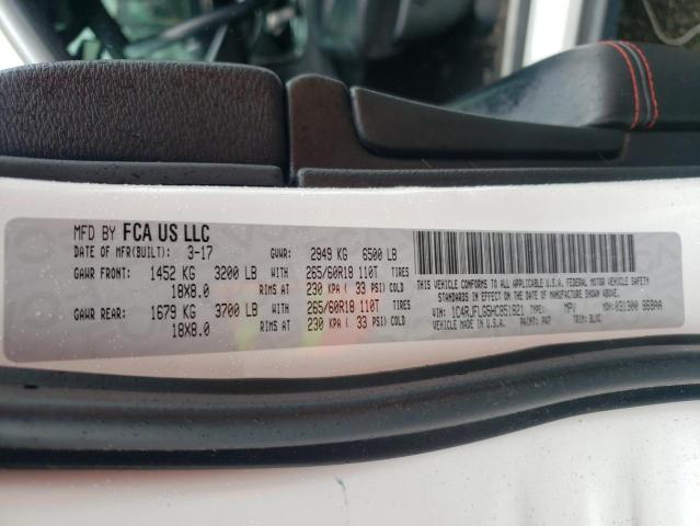 1C4RJFLG5HC851821 - 2017 JEEP GRAND CHER TRAILHAWK 白色 照片 13