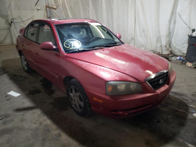 KMHDN46D24U720480 - 2004 HYUNDAI ELANTRA GLS BURGUNDY photo 1