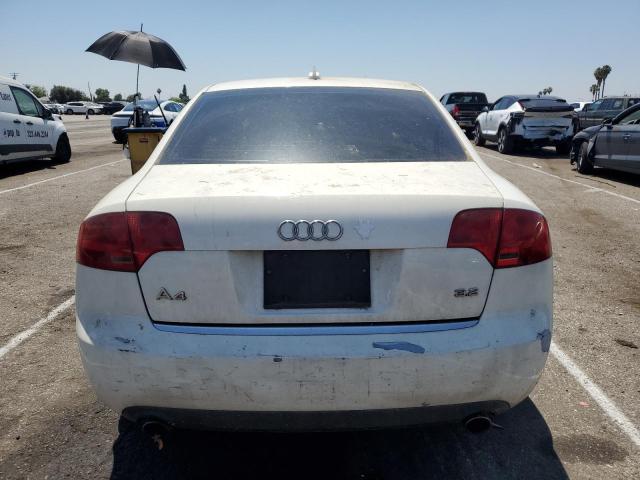 WAUAH78E96A294665 - 2006 AUDI A4 3.2 WHITE photo 6