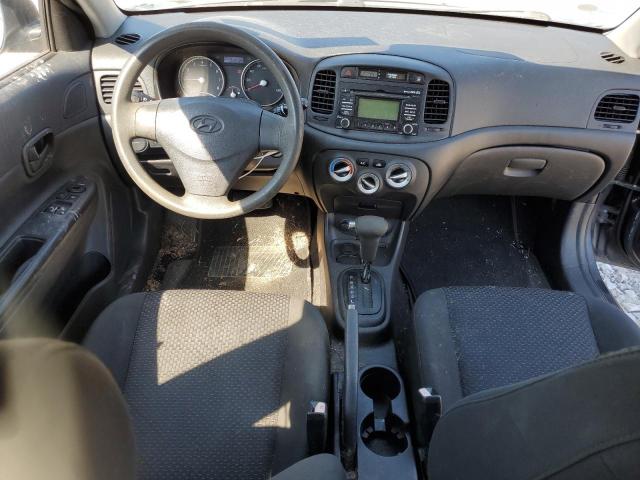 KMHCM3AC8BU186308 - 2011 HYUNDAI ACCENT GL BLACK photo 8