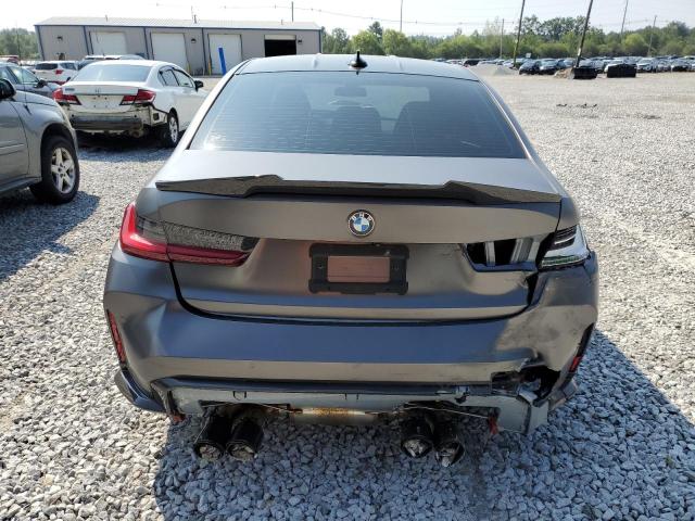 WBS43AY08NFM01473 - 2022 BMW M3 COMPETITION ნაცრისფერი ფოტო 6