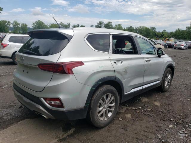 5NMS23AD8KH098722 - 2019 HYUNDAI SANTA FE SE SILVER photo 3