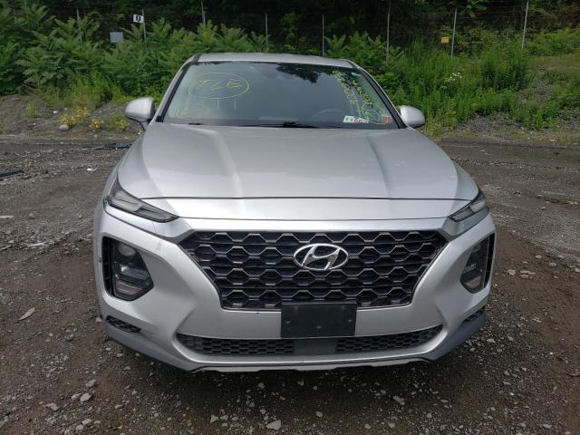 5NMS23AD8KH098722 - 2019 HYUNDAI SANTA FE SE SILVER photo 5