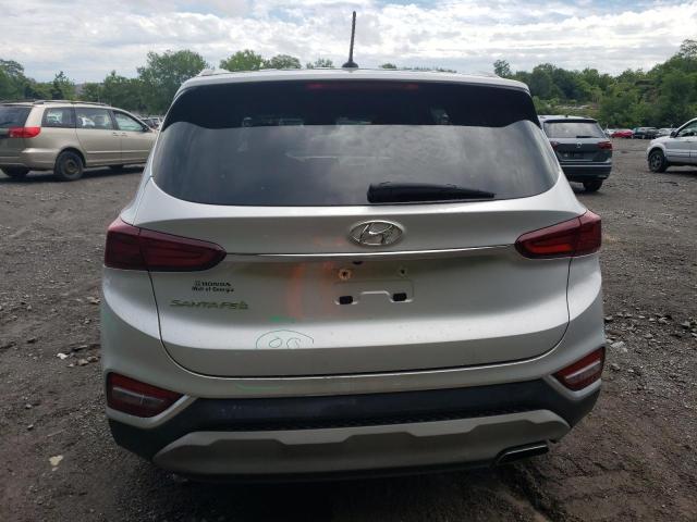 5NMS23AD8KH098722 - 2019 HYUNDAI SANTA FE SE SILVER photo 6