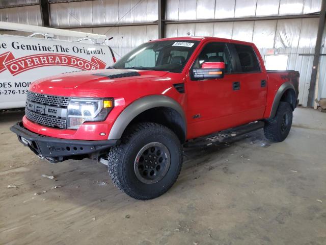 1FTFW1R64EFB64166 - 2014 FORD F150 SVT RAPTOR RED photo 1