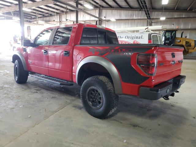 1FTFW1R64EFB64166 - 2014 FORD F150 SVT RAPTOR RED photo 2