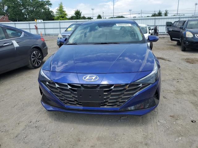 5NPLP4AG2PH111500 - 2023 HYUNDAI ELANTRA LIMITED BLUE photo 5