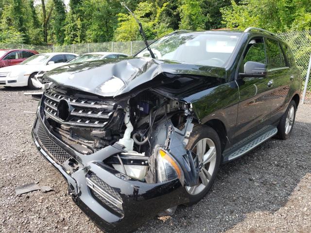 4JGDA5HB6DA231742 - 2013 MERCEDES-BENZ ML 350 4MATIC BLACK photo 1