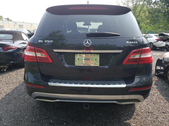 4JGDA5HB6DA231742 - 2013 MERCEDES-BENZ ML 350 4MATIC BLACK photo 6