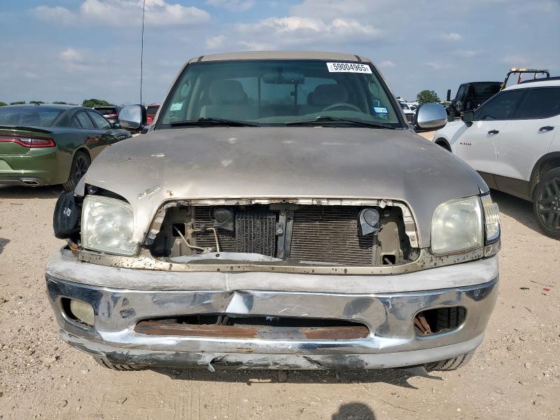 5TBRT34122S326183 - 2002 TOYOTA TUNDRA ACCESS CAB 金色 照片 5