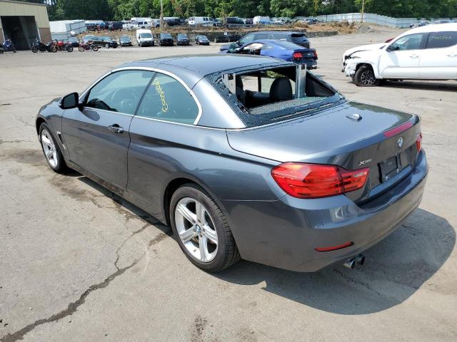 WBA3T1C5XEPS98554 - 2014 BMW 428 XI SULEV GRAY photo 2