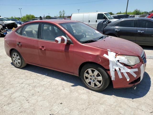 KMHDU46D88U331299 - 2008 HYUNDAI ELANTRA GLS RED photo 4