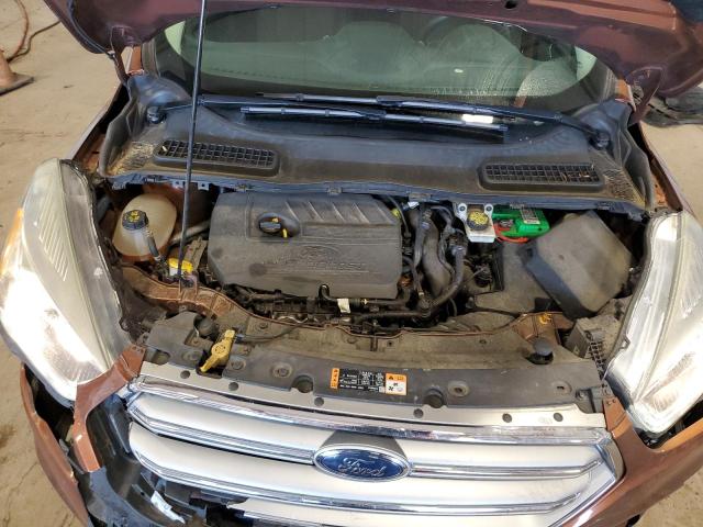 1FMCU9GD7HUA37707 - 2017 FORD ESCAPE SE BROWN photo 11