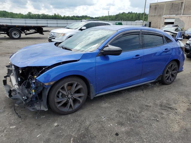 SHHFK7H43JU418106 - 2018 HONDA CIVIC SPORT 蓝色 照片 1