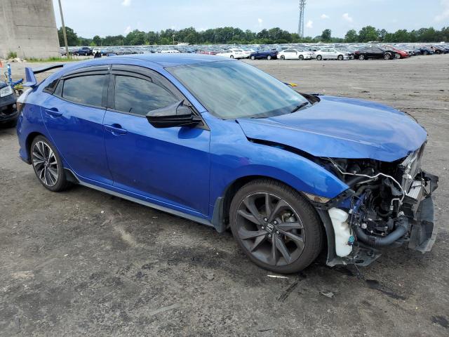 SHHFK7H43JU418106 - 2018 HONDA CIVIC SPORT 蓝色 照片 4