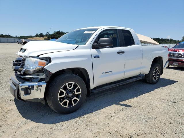 5TFUY5F10FX471069 - 2015 TOYOTA TUNDRA DOUBLE CAB SR/SR5 WHITE photo 1