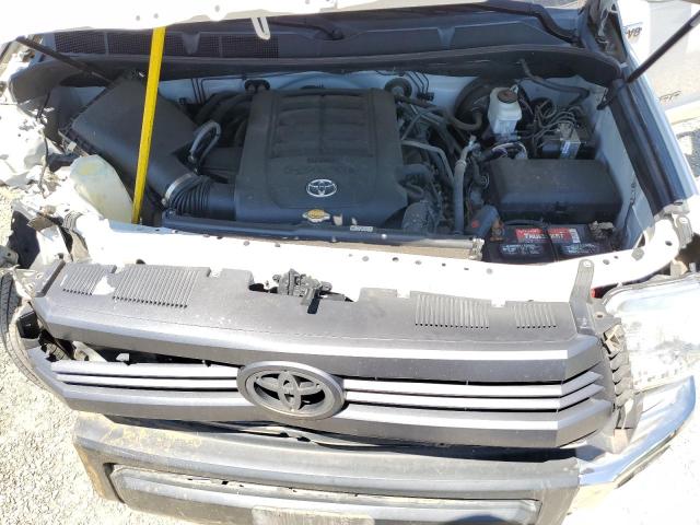 5TFUY5F10FX471069 - 2015 TOYOTA TUNDRA DOUBLE CAB SR/SR5 WHITE photo 11