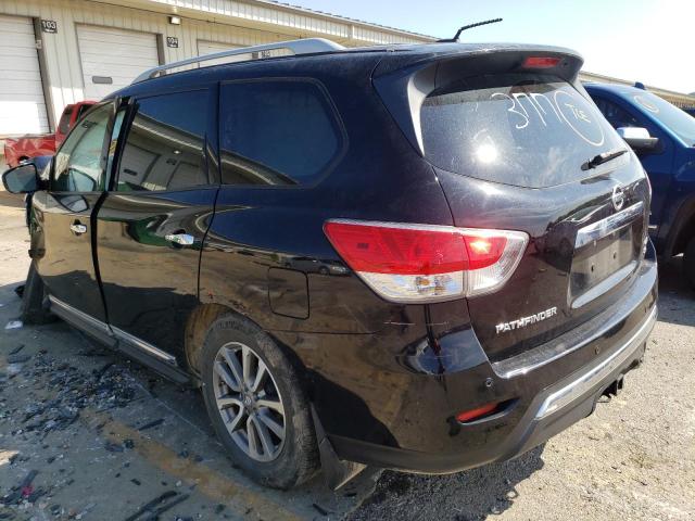 5N1AR2MM3DC613085 - 2013 NISSAN PATHFINDER S BLACK photo 2