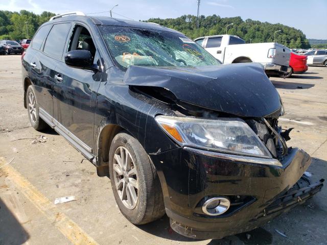 5N1AR2MM3DC613085 - 2013 NISSAN PATHFINDER S BLACK photo 4