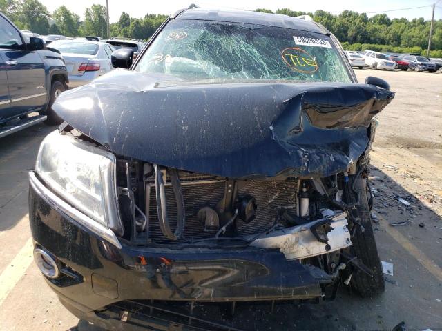 5N1AR2MM3DC613085 - 2013 NISSAN PATHFINDER S BLACK photo 5