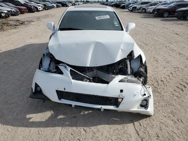 JTHBK262185053813 - 2008 LEXUS IS 250 WHITE photo 5