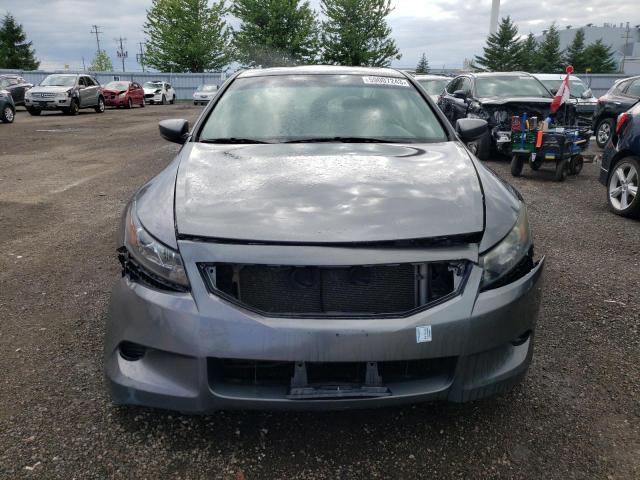 1HGCS11899A801424 - 2009 HONDA ACCORD EXL GRAY photo 5